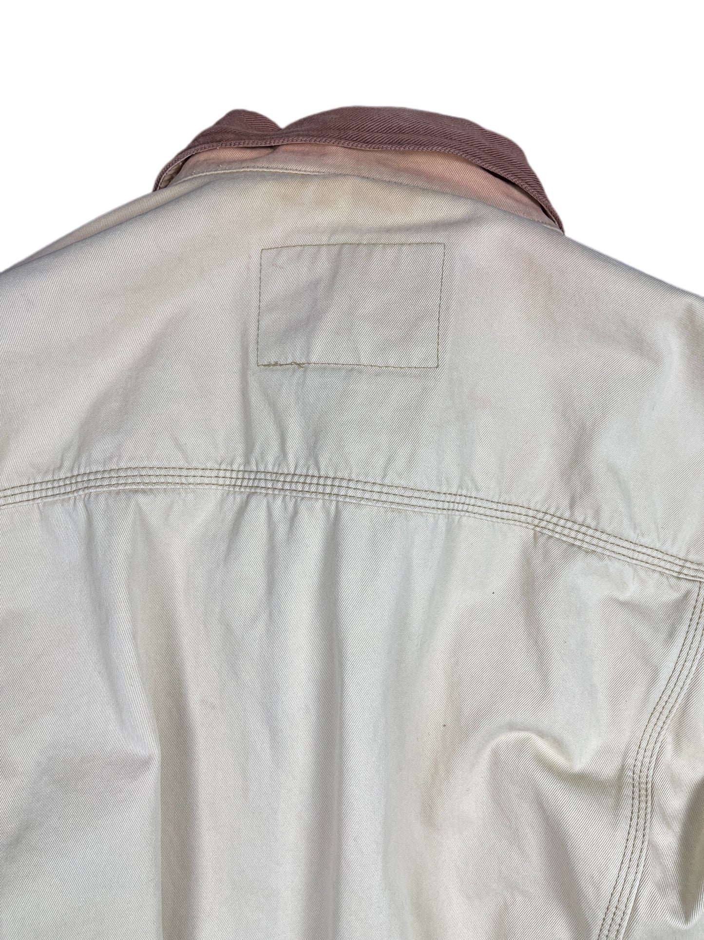 Vintage Diesel Distressed Jacket Cream - XL