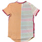 Y2k Custo Barcelona Sample Short Sleeve Top Red Multicolor S