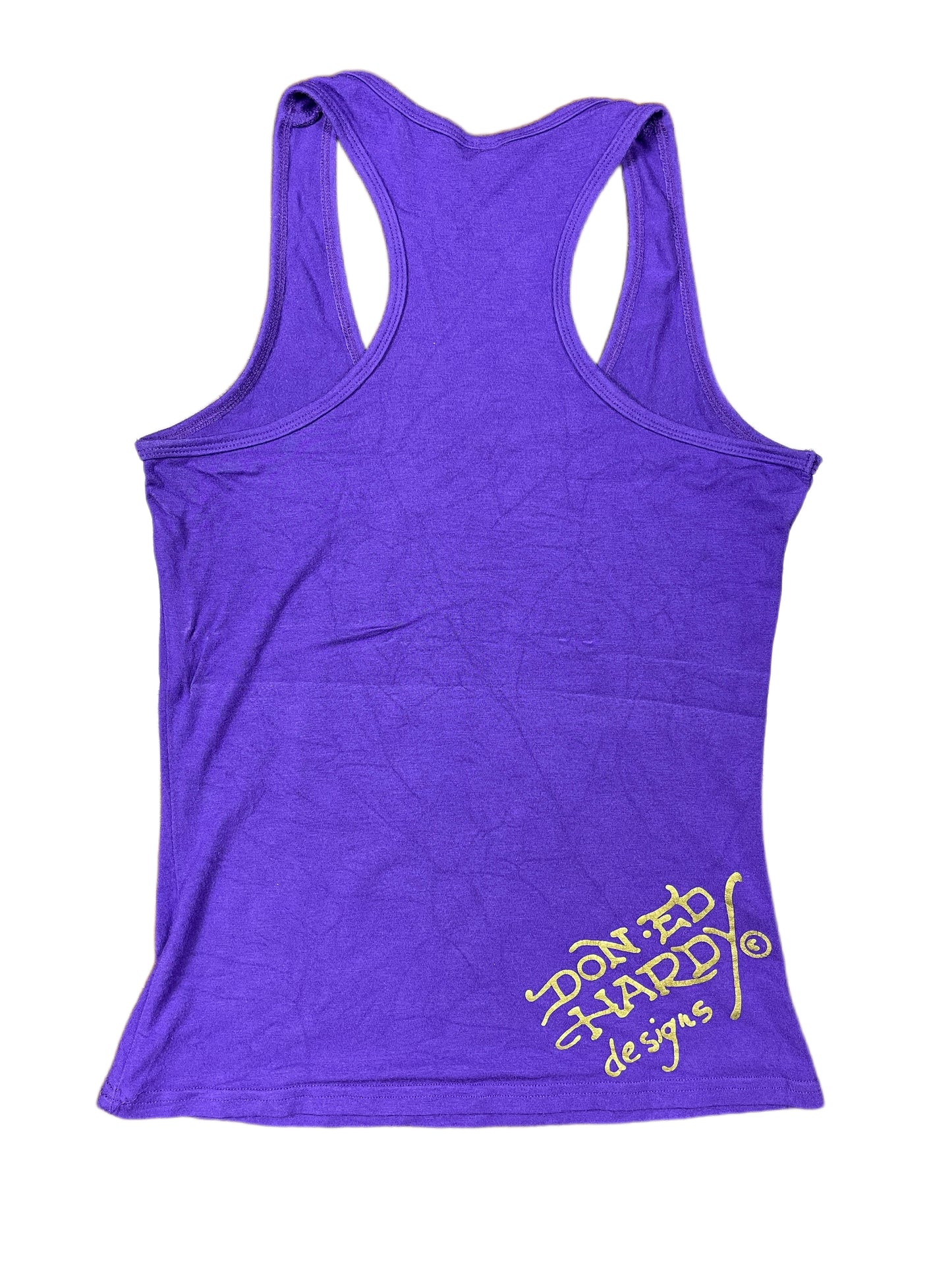 Y2k Ed Hardy Sleeveless Top Purple - M/L