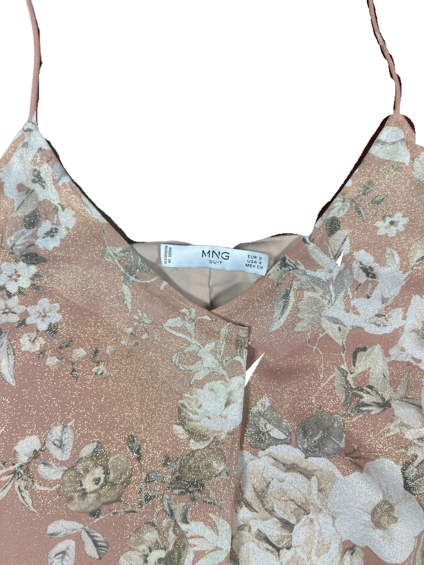 Mango Sleeveless Dress Peachy - S