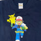 Vintage Pokemon Sweatshirt Navy 2000s - XS