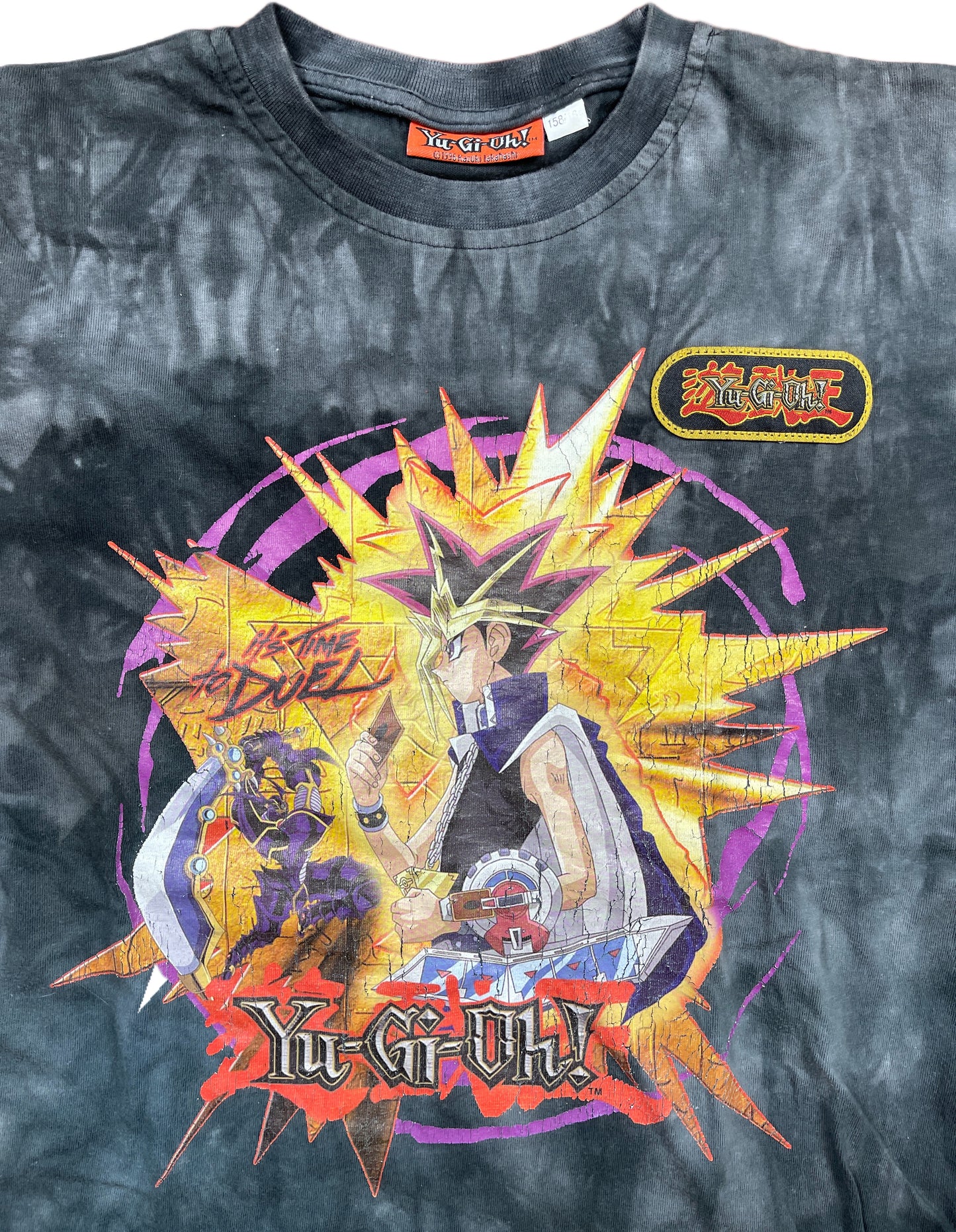 Vintage Yu-Gi-Oh! C&A T-Shirt Gray Cotton 90s XS - S