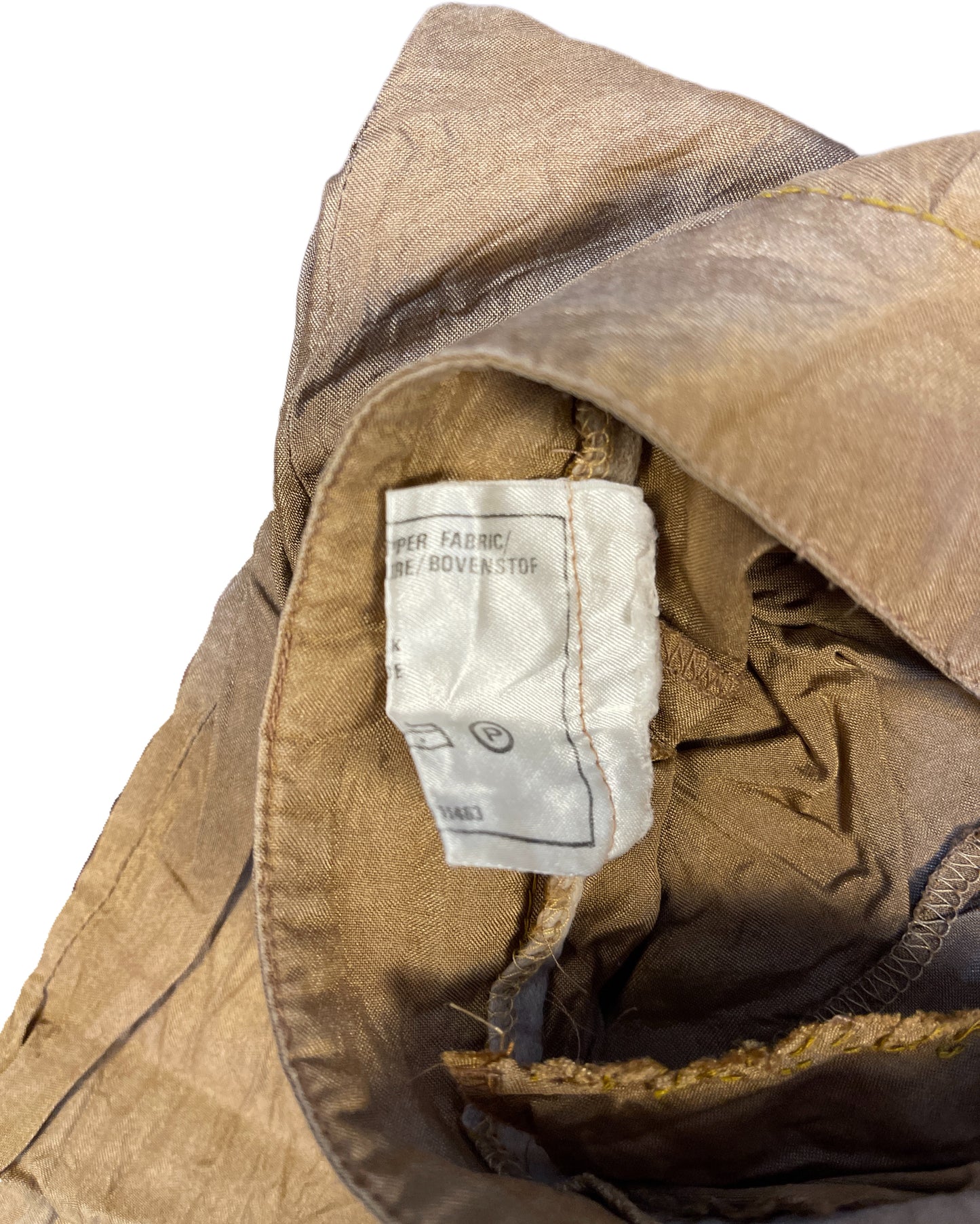 Vintage Pants Brown Silk L