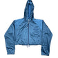 Vintage Reebok Crop Zipper Sport Jacket Navy - M