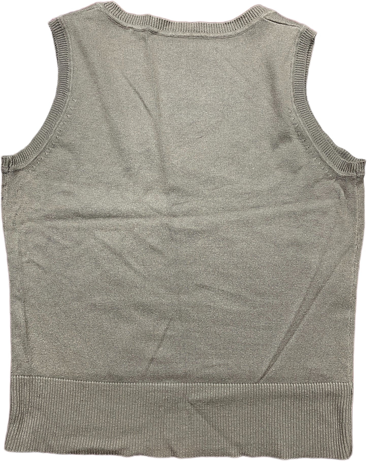 S.Oliver Sleeveless Sweater Vest Khaki Synthetic L