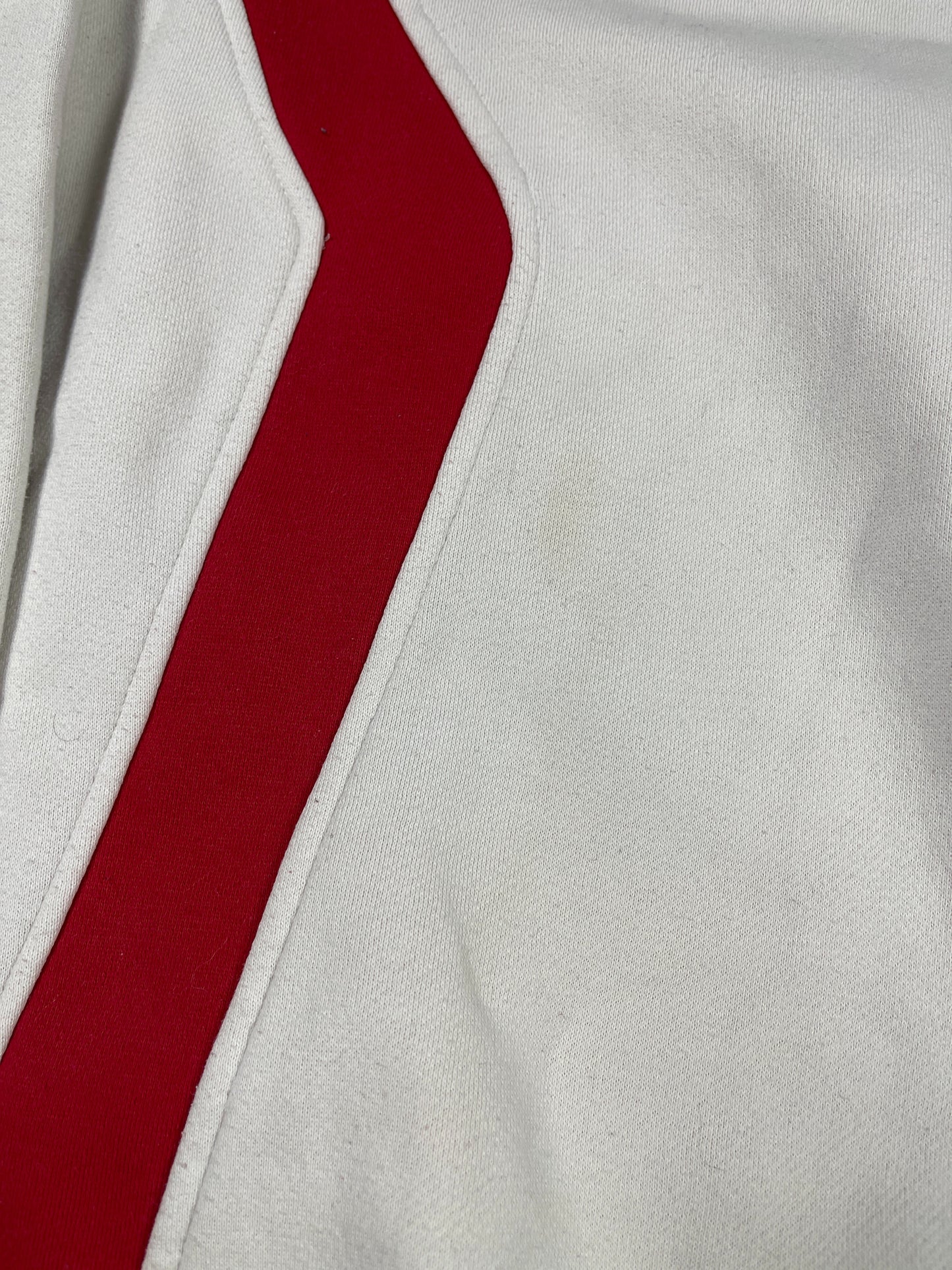 Y2k Airness Sweatshirt White Red - XL