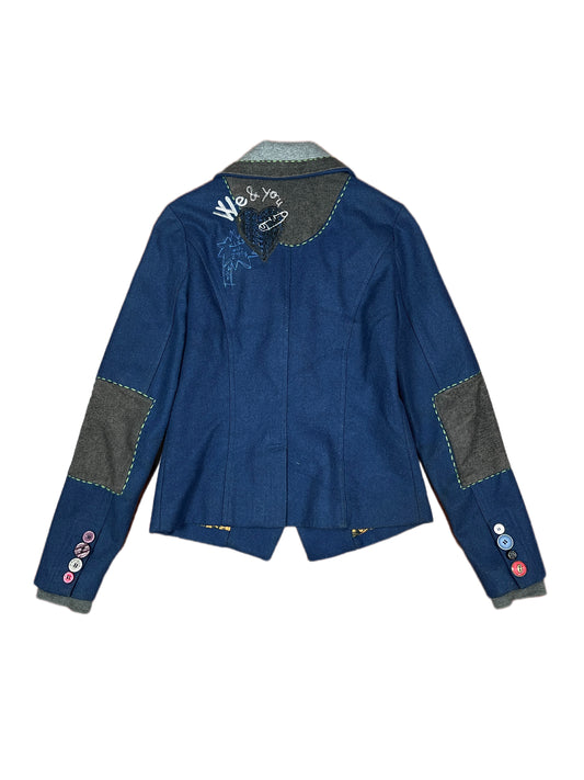 Desigual Wool Blazer Navy - M