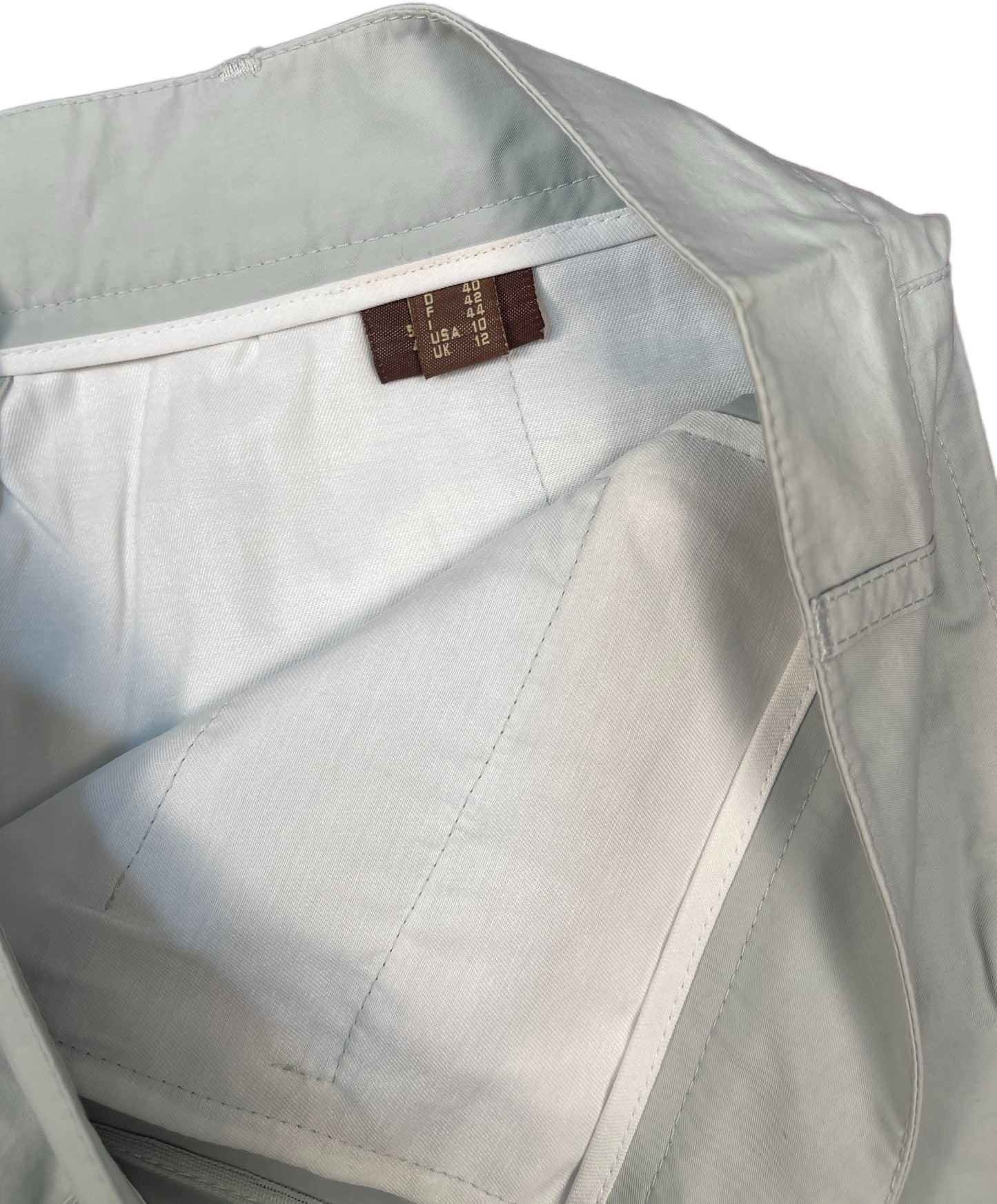 Bally Bermuda Shorts Light Blue Cotton Blend L