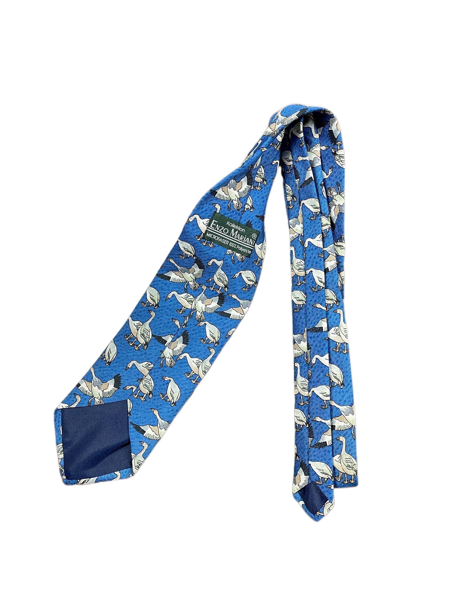 Vintage Goose Tie Blue