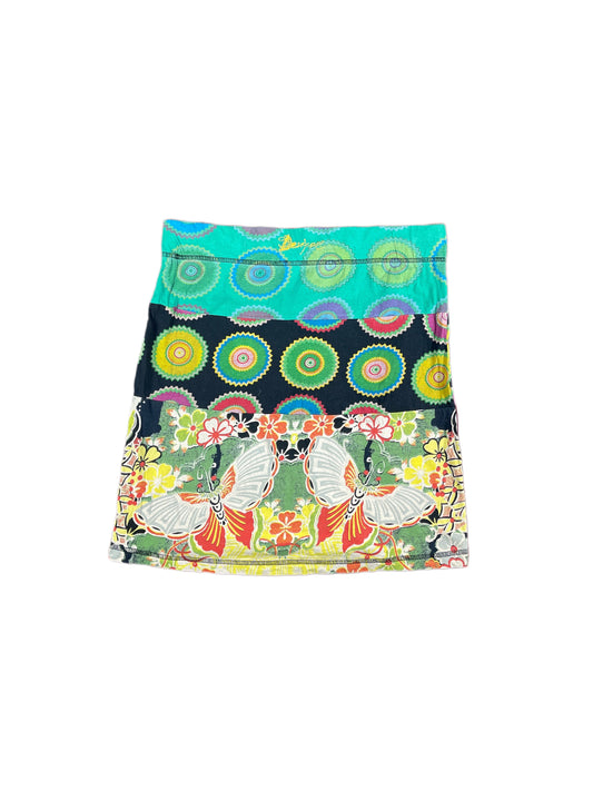 Y2k Desigual Skirt Multicolor - M