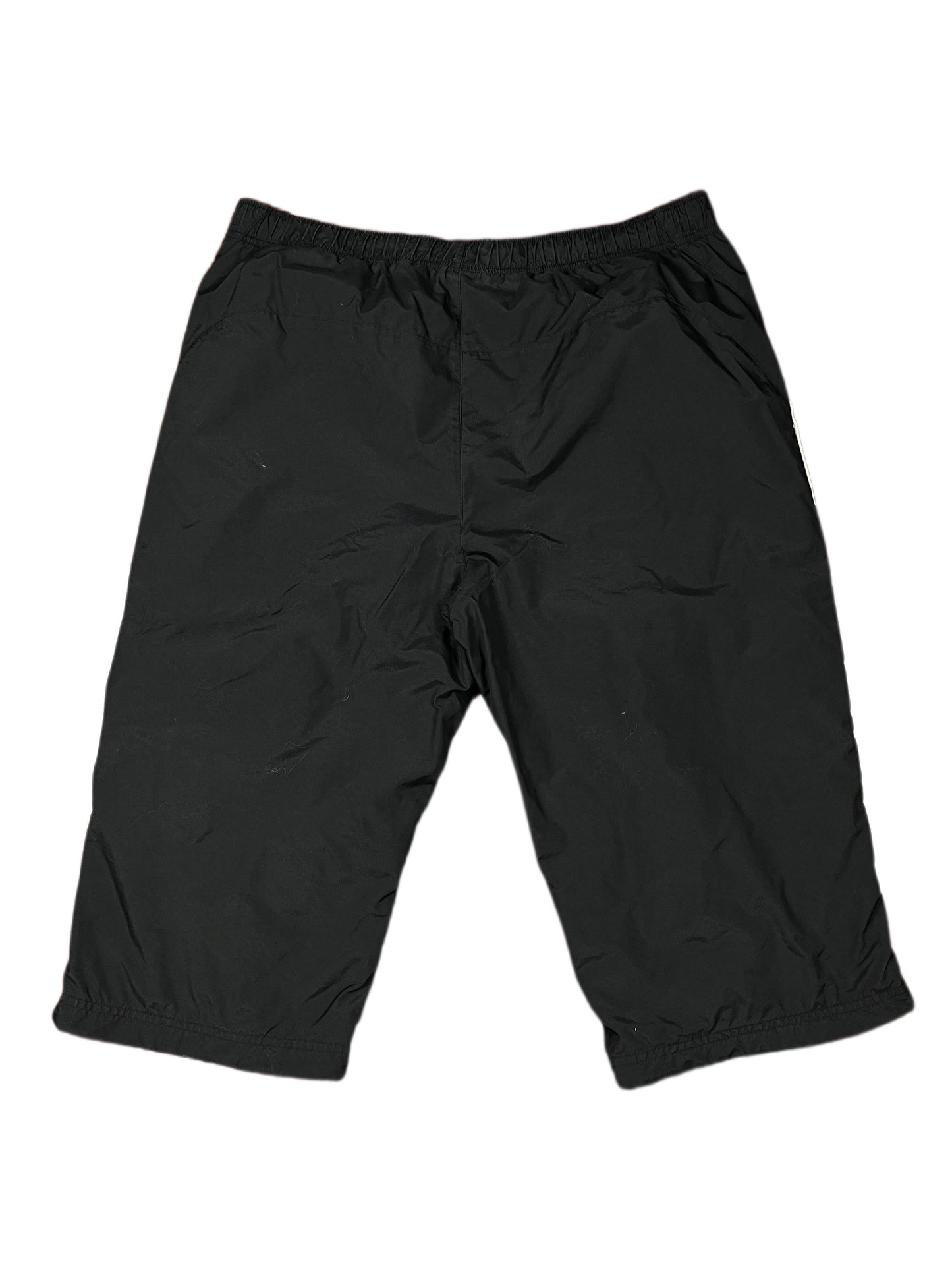 Y2k 2000s Nike Capri Sport Pants Black - XL