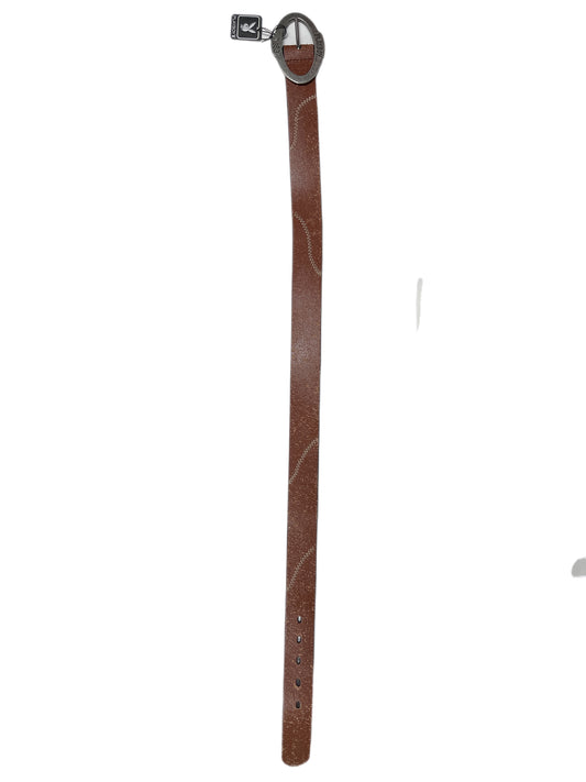 Y2k Playboy Leather Belt Brown 2004