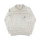 Vintage Pour Vous Knitted Zip Sweatshirt Cream - M/L