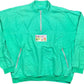 Vintage 90s Puma Zip Sweatshirt Green Cotton L