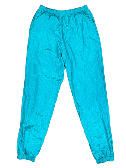 Vintage Sergio Tacchini Track Pants Turquoise - S/M