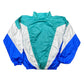 Vintage Adidas 1980s Sport Jacket Turquoise White - S