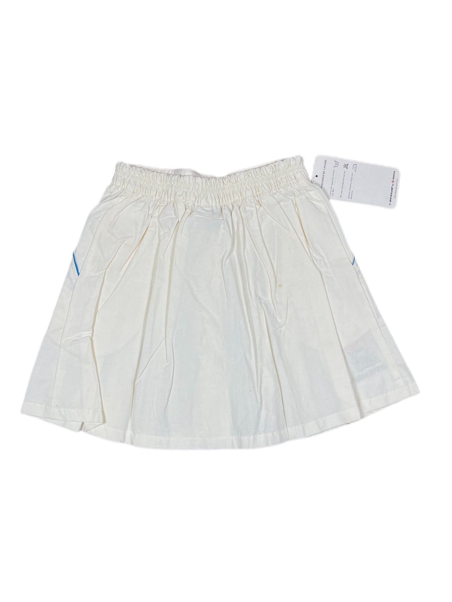 Vintage Dunlop Tennis Skirt White - L
