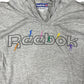 Vintage Reebok T-Shirt with Hood Gray - M