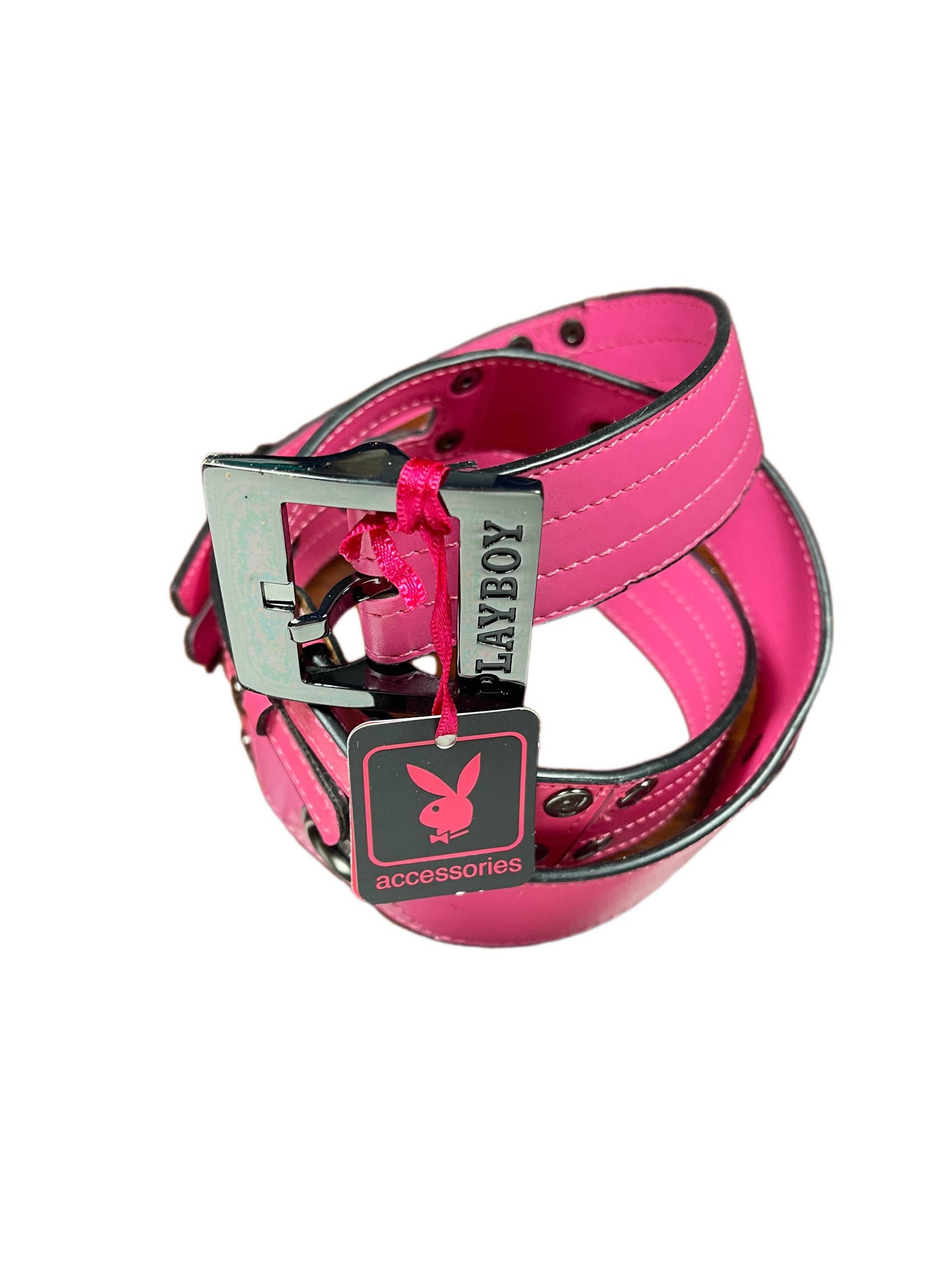 Y2k Playboy Belt Pink 2004