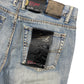 Y2k Smog Bootcut Denim Pants Blue - S/M