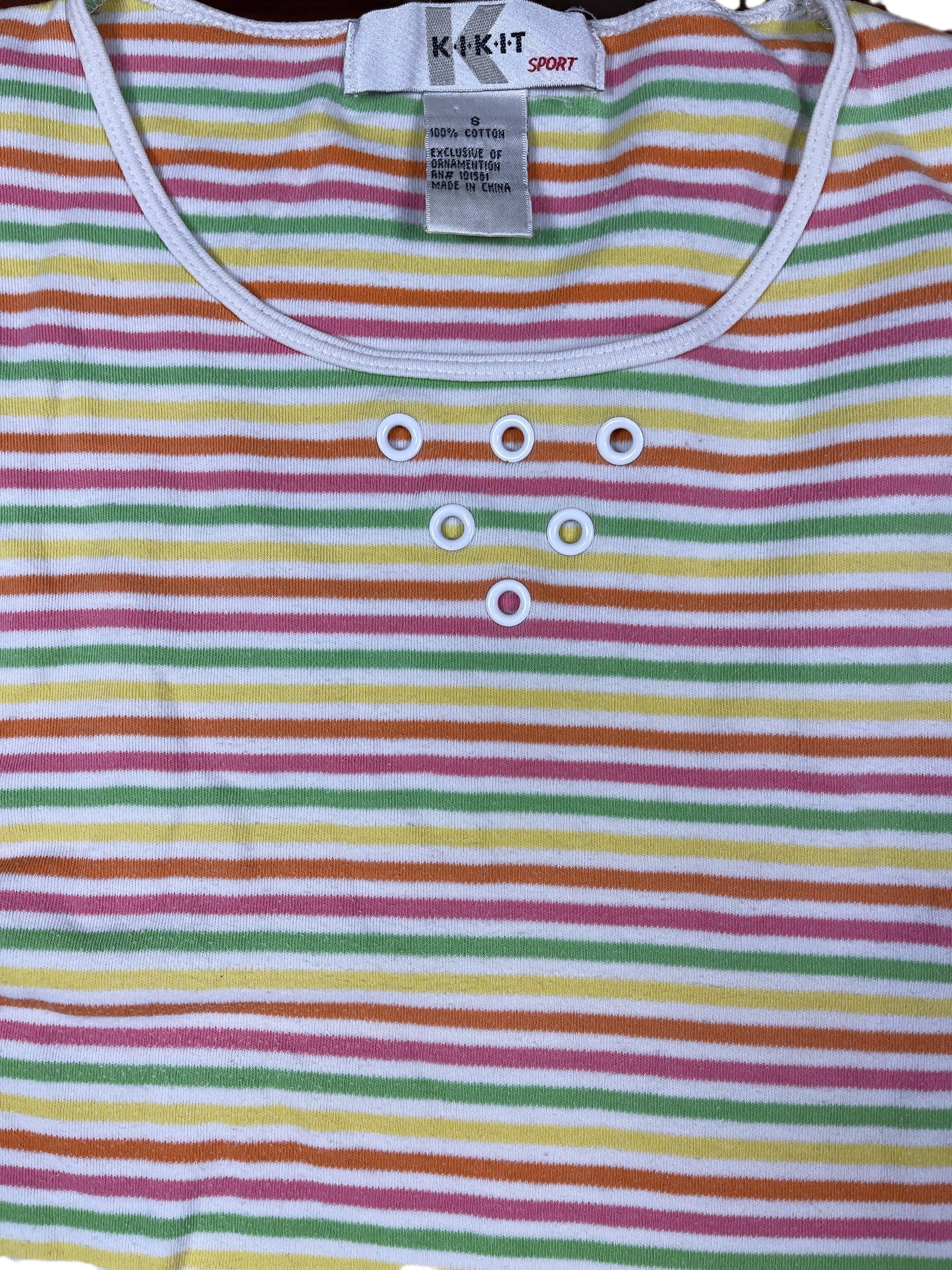 Y2k Kikit Sport Sleeveless Top Multicolor - S