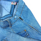 Y2k New Sahs Denim Skirt Light Blue - XXL