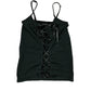 Y2k Le Bourget Sleeveless Top Black - S/M