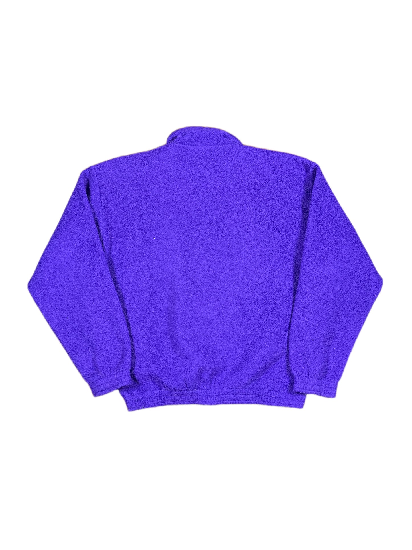 Vintage Fila Fleece Polar Sweatshirt Purple Green - XS