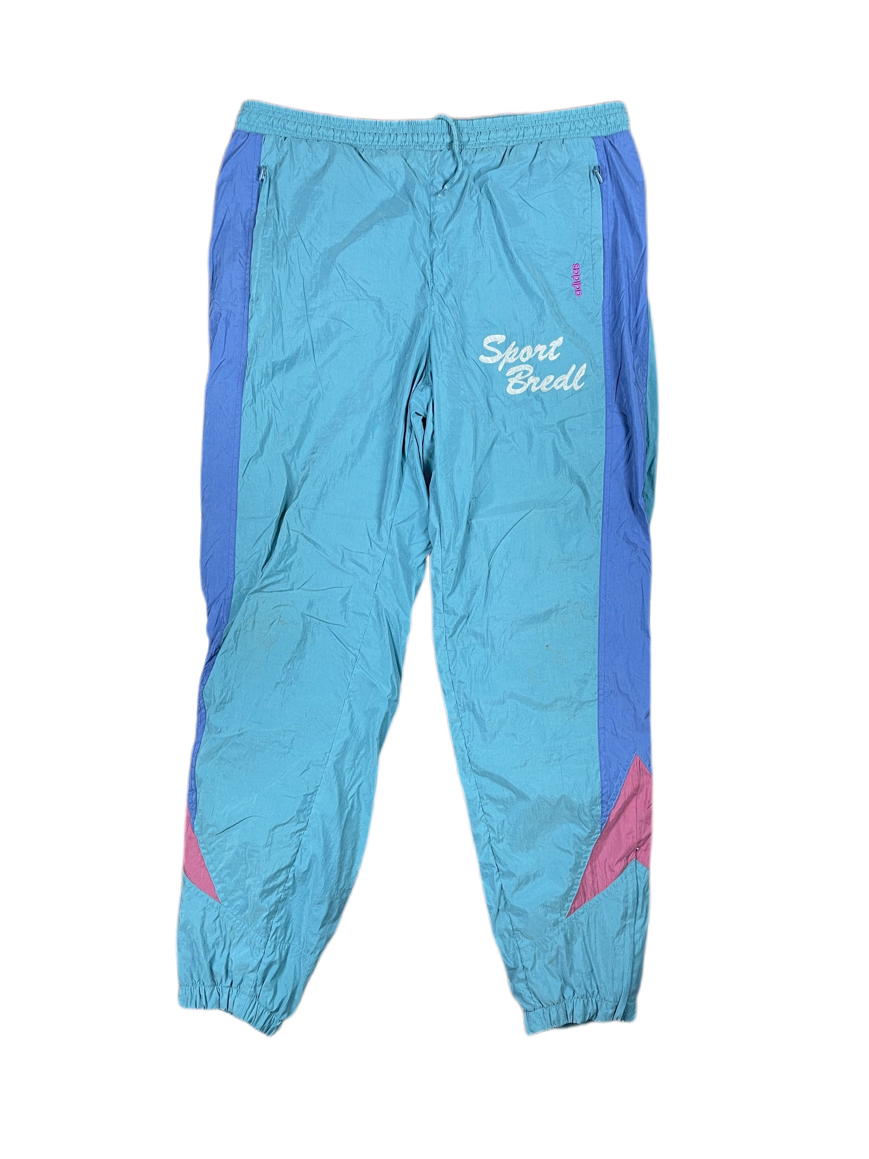 Vintage Adidas Sport Pants Blue - L