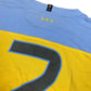 Y2k 2000s Nike Cor72z t-Shirt Yellow Blue M