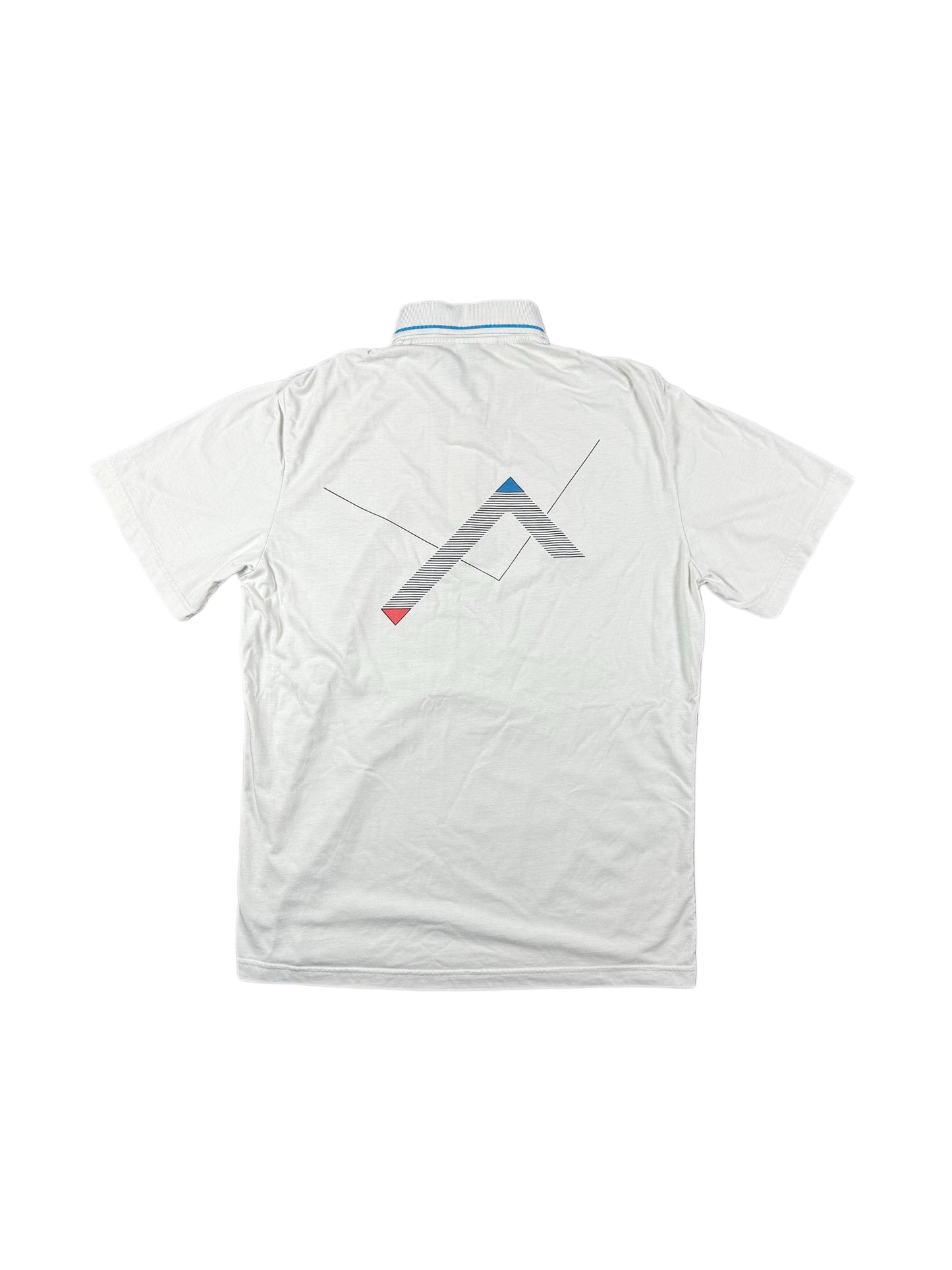 Vintage 90s Adidas Tennis Polo Shirt White - L