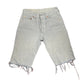 Vintage UpCycle distressed Style Levi's Denim Shorts Gray - XS