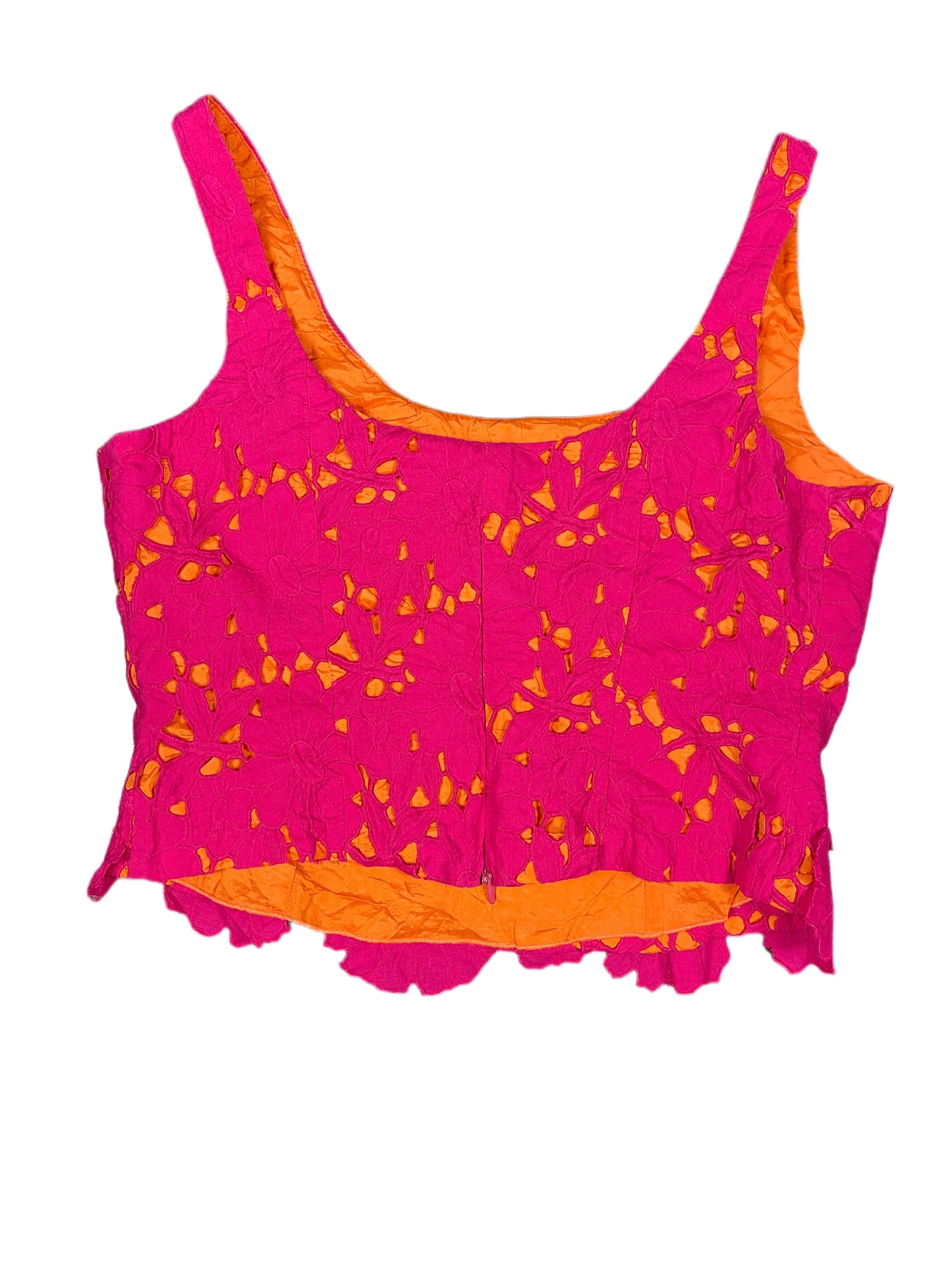 Vintage Charoazcona Sleeveless Top Pink - S