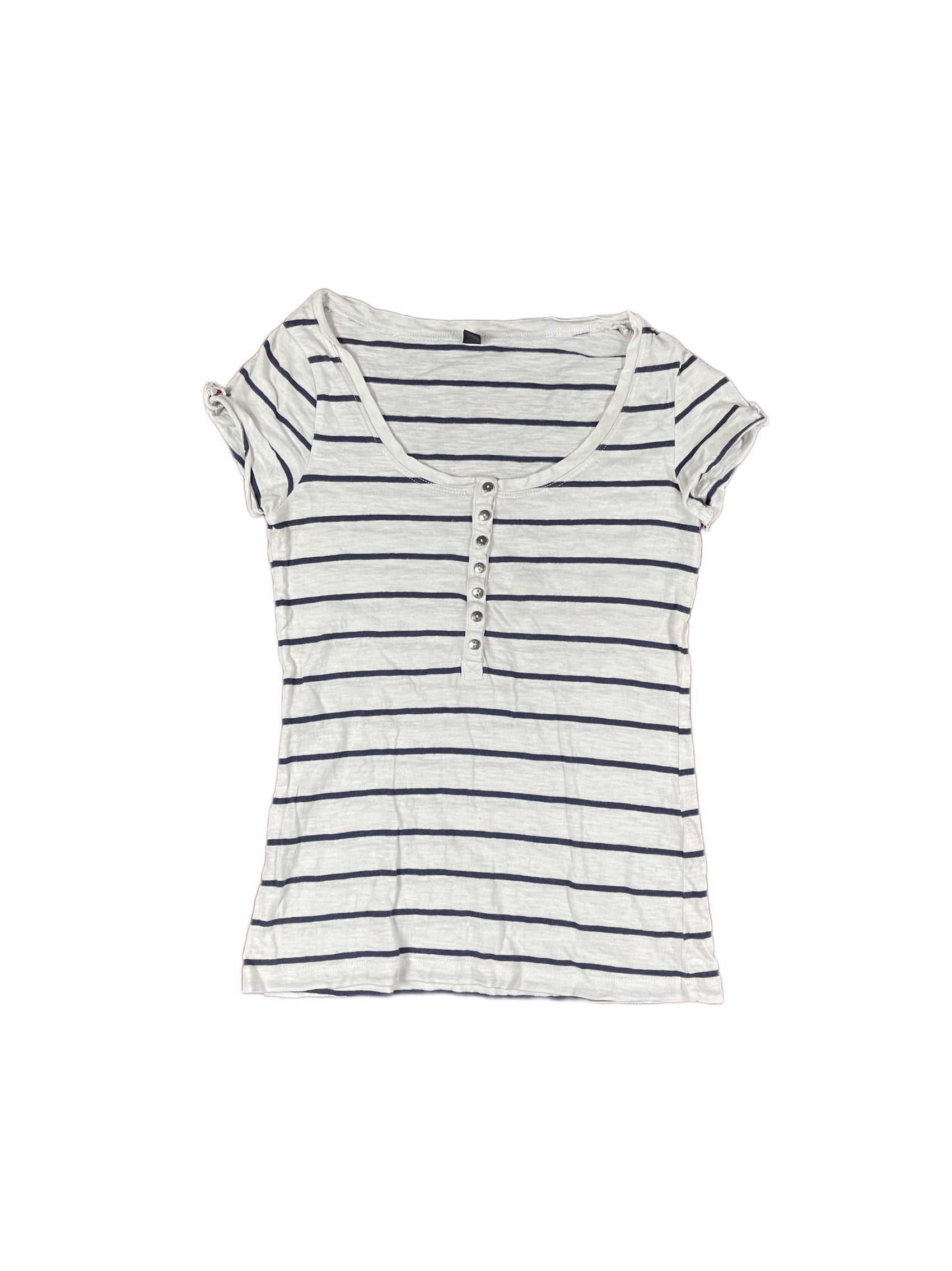 Y2k Pimkie Short Sleeve Top White - XS