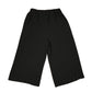 Y2k Quiz Wide Capri Pants Black - S