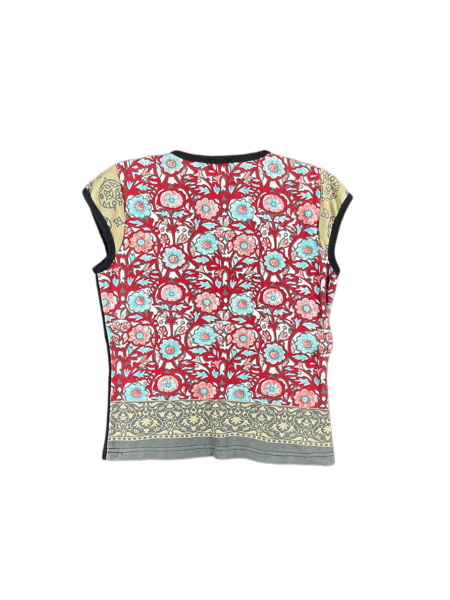 Y2k M. Laury Short Sleeve Top Black - S