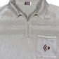 Vintage Pour Vous Knitted Zip Sweatshirt Cream - M/L