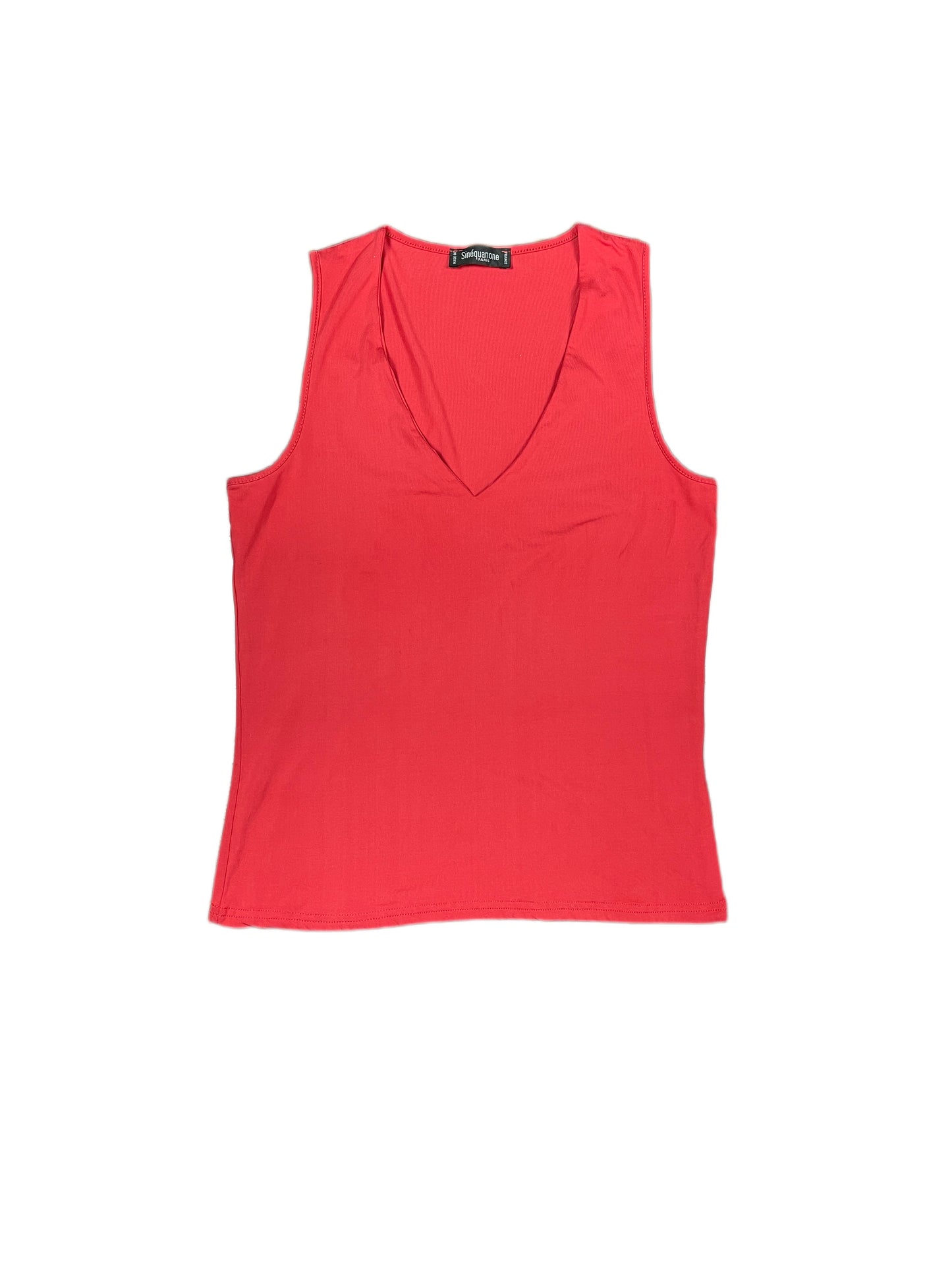 Vintage Sinequanone Sleeveless Top Red - S