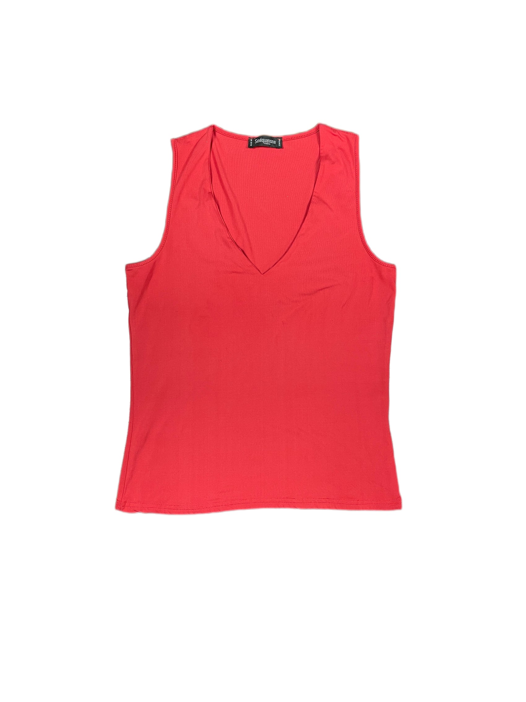 Vintage Sinequanone Sleeveless Top Red - S