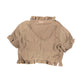 Y2k BbG Short Sleeve Top Brown - L