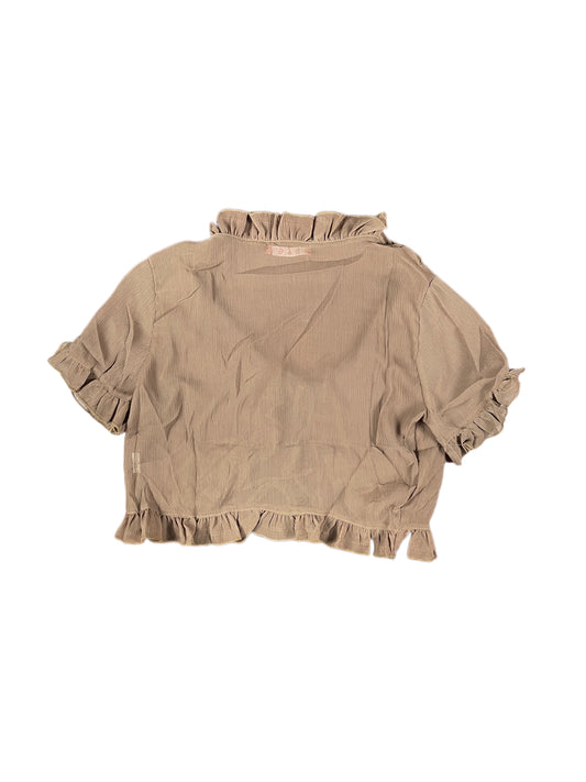 Y2k BbG Short Sleeve Top Brown - L