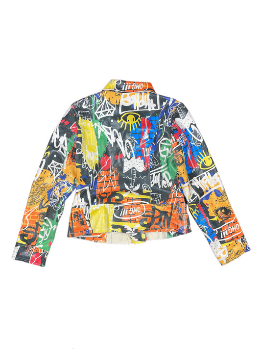 Koker Blazer Multicolor Grafitti Style - M