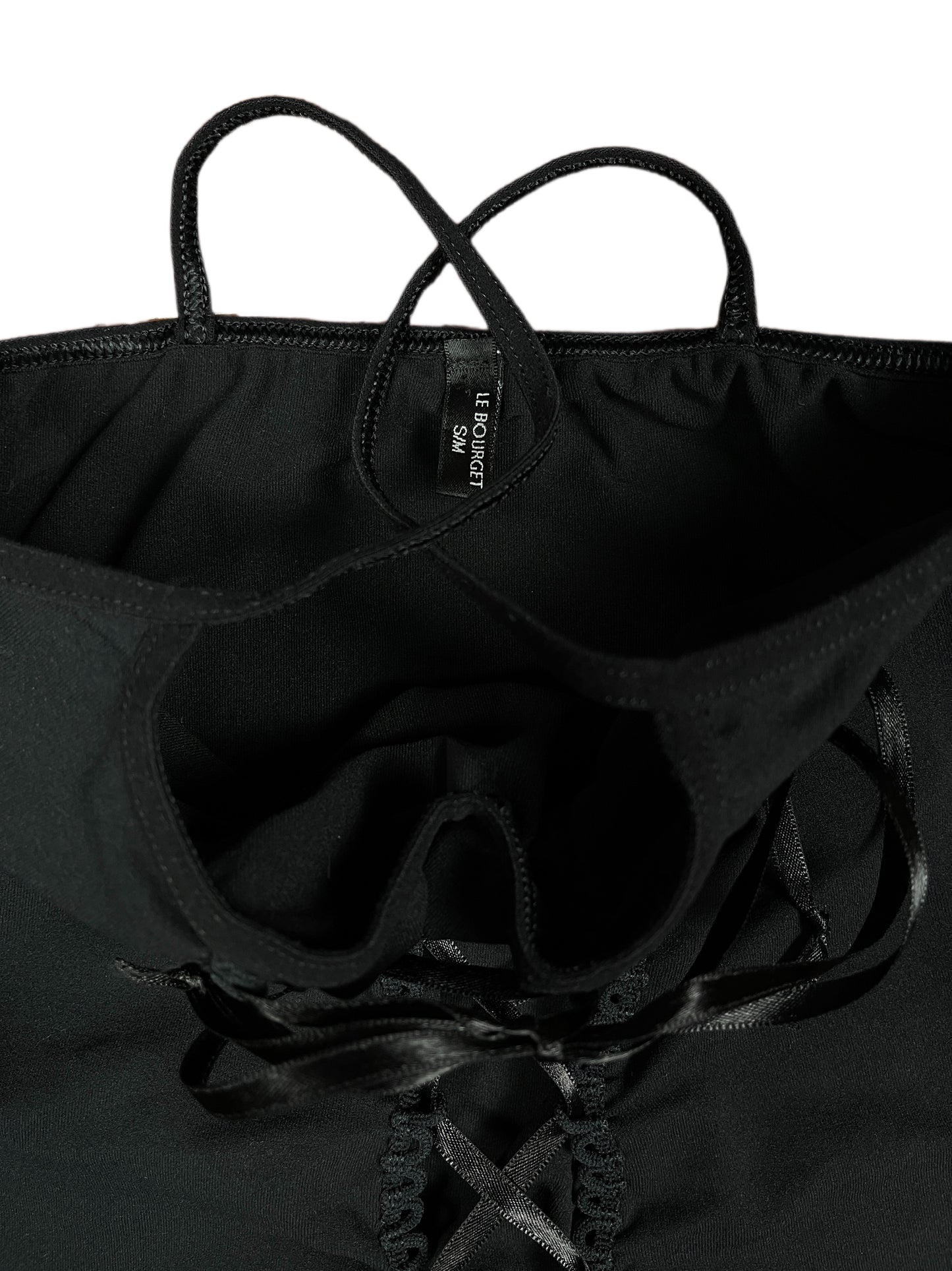 Y2k Le Bourget Sleeveless Top Black - S/M