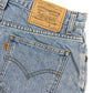 Vintage Levi's Orange Tab High Waist Denim Skirt Blue - L