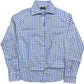 Bogner Long Sleeve Squared Shirt Blue Cotton M