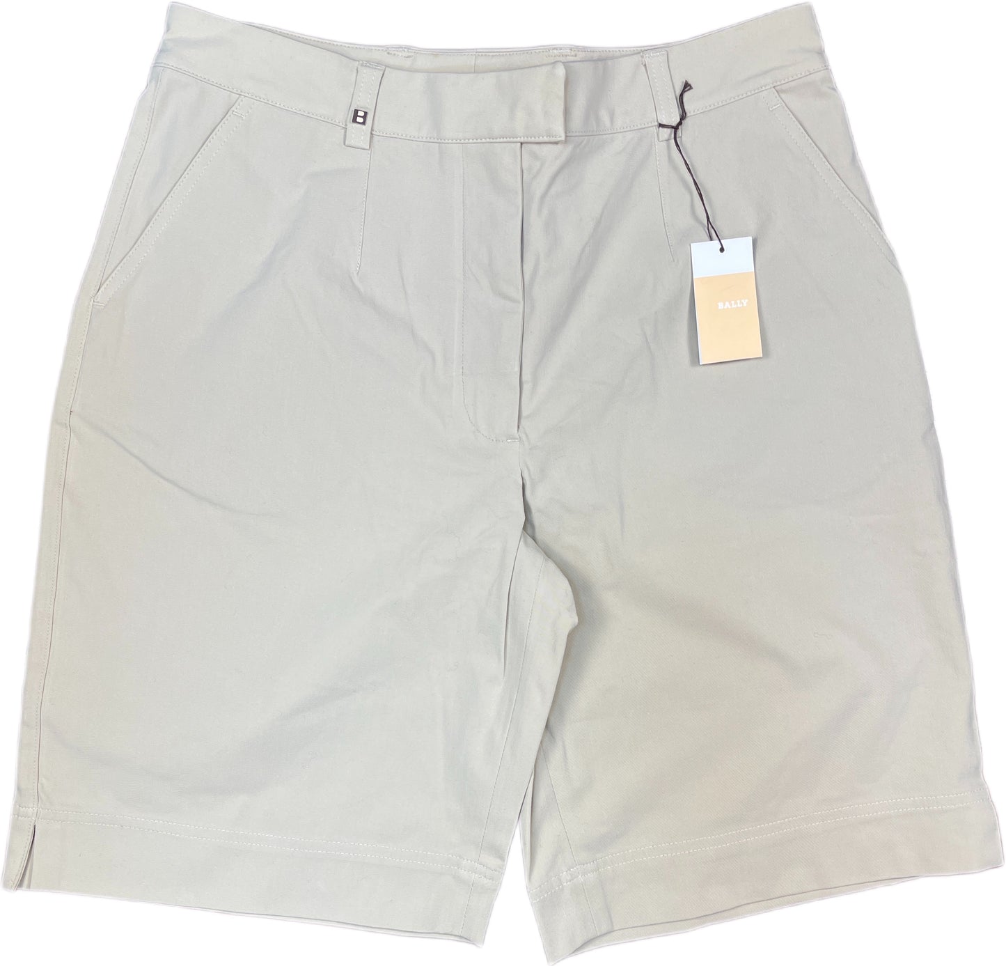 Bally Bermuda Shorts Beige Cotton Blend L