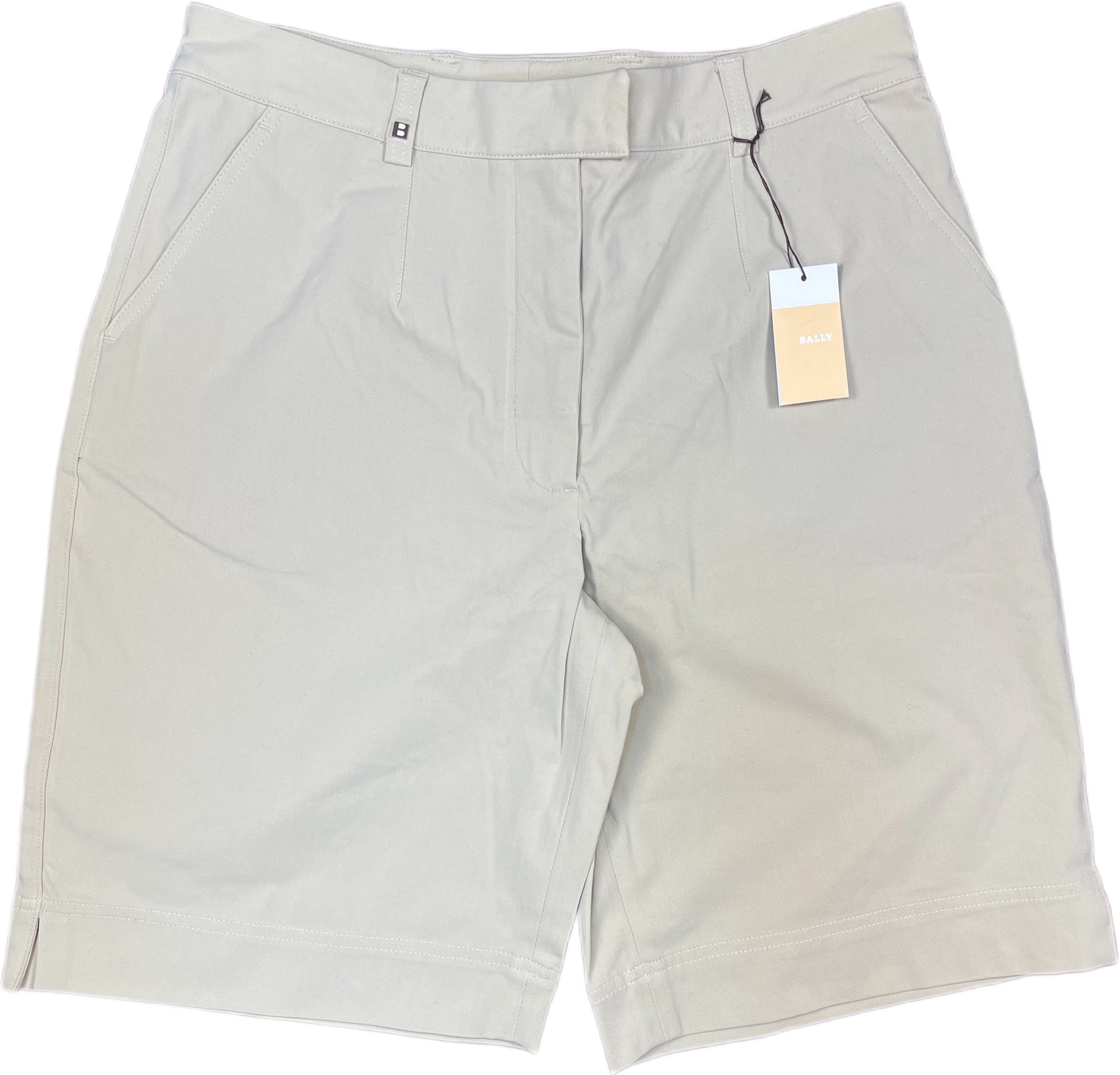 Bally Bermuda Shorts Beige Cotton Blend L