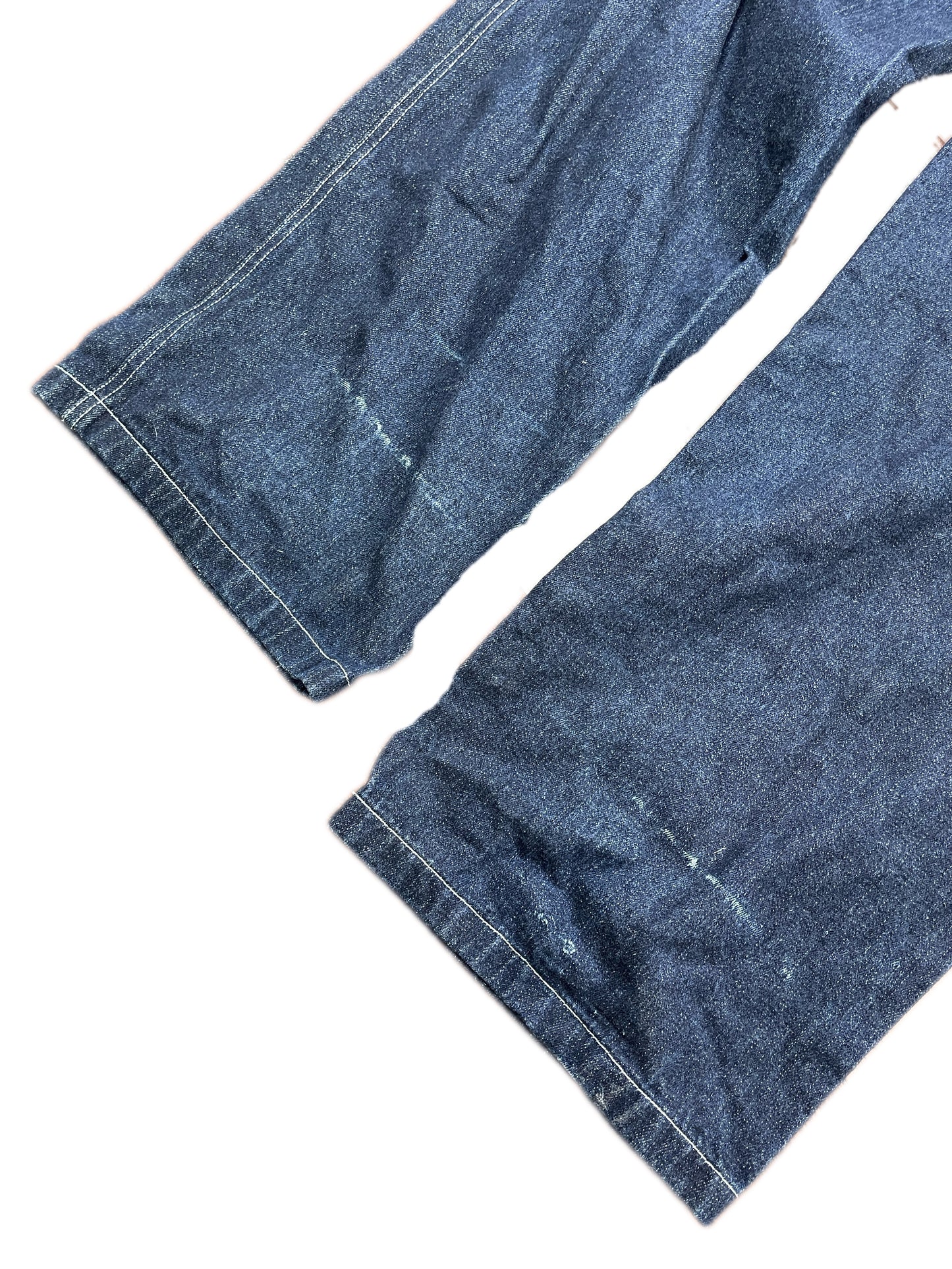 Y2k Karl Kani Baggy Bootcut Pants Blue - XXL