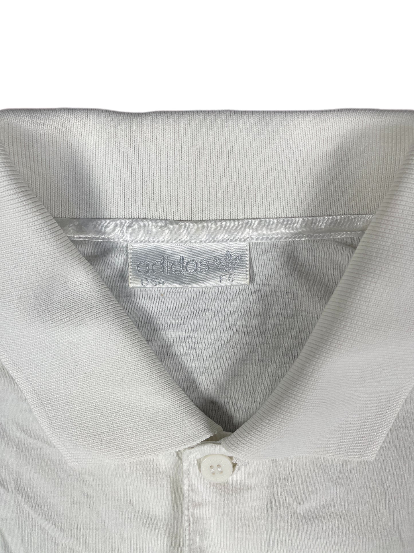 Vintage Adidas Tennis Polo Shirt White - XL/XXL