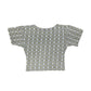 Home Boy Crop Top Geometric Pattern - S